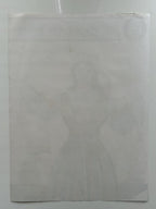 White paper bag on a white background