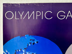 Original 1980 Moscow Olympics Poster – B. Gyurkovich (Hungary) – Olympic Rings World Map Design – 56 × 44 cm / 22.0 × 17.3 in