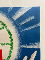 Original 1973 Soviet May Day Poster – Artist V. Konyukhov – Lenizdat, Leningrad – 55 × 87 cm / 21.7 × 34.3 in