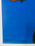 Blue paper with text on a white background