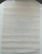 White paper with blue text on a white background