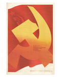 Original 1974 Soviet Propaganda Poster – "The USSR is a Socialist State of Labourers and Peasants" – Artist Mikhail Akopyants – Kyiv – 61 × 89 cm / 24.0 × 35.0 in