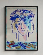 Original 1979 Soviet Poster - March 8th - International Women's Day – Artist Olga Zaikova – 55 × 43 cm / 21.7 × 16.9 in