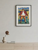 Artist Kazimir Malevich's – "Look, Look, Near the Vistula" (1914) – Museum-Authorised Facsimile – Palace Editions, 2004 – 56 × 38 cm / 22.0 × 15.0 in