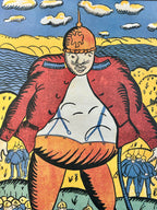 Artist Kazimir Malevich's – "Look, Look, Near the Vistula" (1914) – Museum-Authorised Facsimile – Palace Editions, 2004 – 56 × 38 cm / 22.0 × 15.0 in