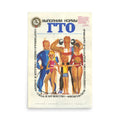 Digital Edition – 1972 Soviet GTO Sports Poster – "Fulfill the GTO Standards!" – Naum Lisogorskiy